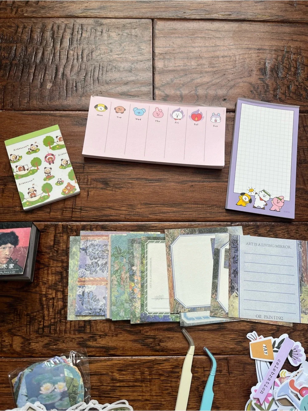 Assorted Decorative Washi Tape & Sticker Bundle